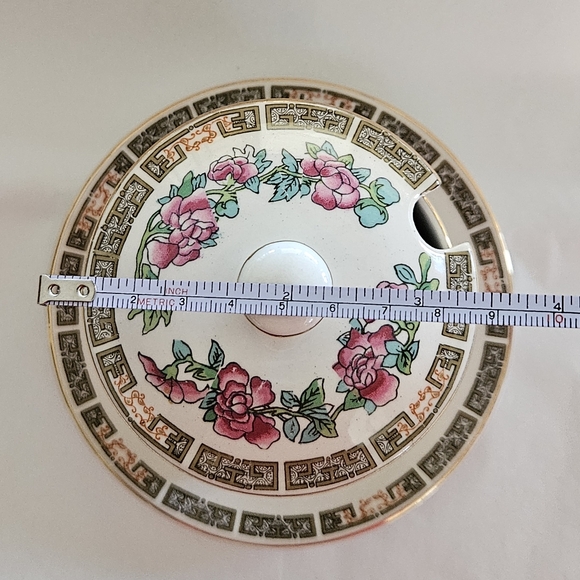 "India Tree" Vintage jam pot with lid by Maddock England. - Picture 12 of 12